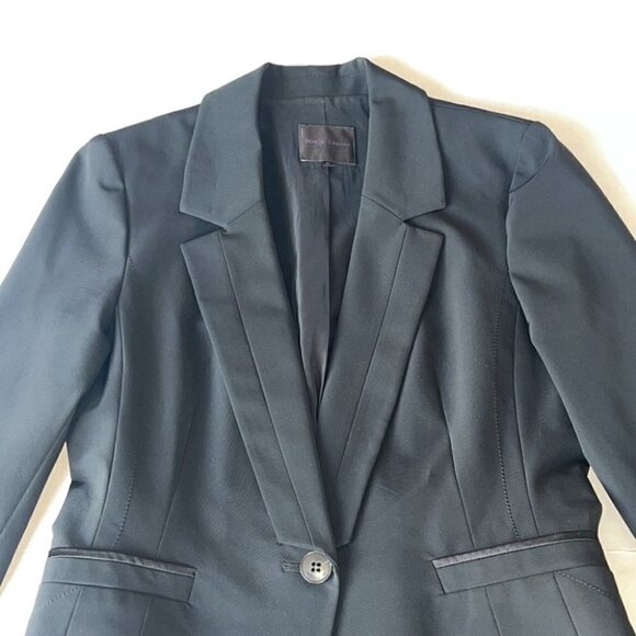 𝅺OLIVIA LAUREN black sculpt hourglass classy single breast blazer size Small - Picture 3 of 16